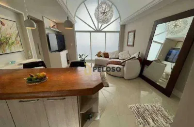 Cobertura com 2 dormitórios à venda, 105 m² por r$ 1.000.000,00 - santo amaro - são paulo/sp