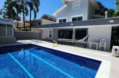 Sobrado em condomínio fechado | 450m² | 6 suítes | 8 vagas - praia da baleia - são sebastião/sp