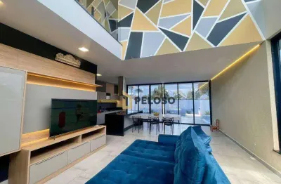 Casa à venda no ninho verde ii | porteira fechada | 236m² | 3 suítes | 4 vagas | piscina | área gourmet | pardinho - são paulo/sp/sp