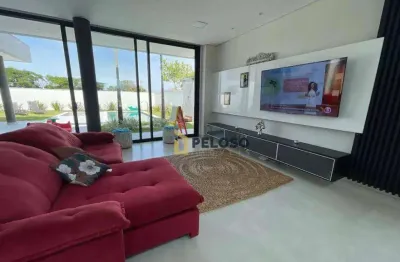 Casa à venda no ninho verde ii | porteira fechada | 284m² | 3 suítes| área gourmet | piscina | 4 vagas | pardinho/sp..