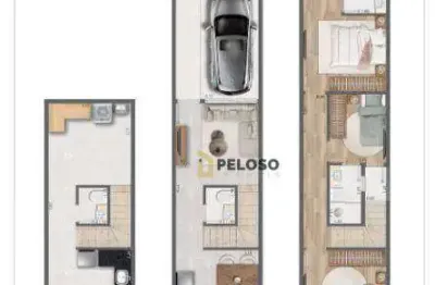 Sobrado à venda | 140m² | 3 suítes  | 2 vagas | jardim são paulo - são paulo/sp