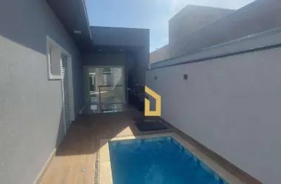Casa em boituva à venda | 112m² | 3 dormitórios | 1 suíte | área gourmet | piscina | 3 vagas | portal ville jardins- boituva/sp.