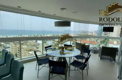 Guarujá praia da enseada vista total mar 3 suítes 153 mts 2 vagas prédio com lazer