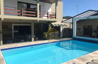 Casa com 7 dormitórios à venda, 690 m² por r$ 1.800.000,00 - praia do pernambuco - guarujá/sp