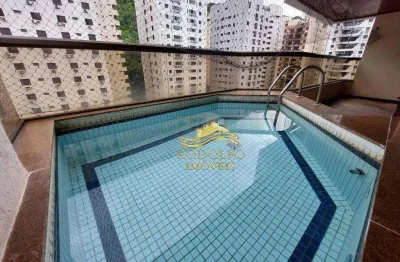 Guarujá praia das pitangueiras 3 dormtórios 147m² 2 vagas piscina privativa salão de festas ar-condicionado