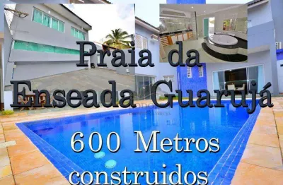 Casa com 5 dormitórios à venda, 600 m² por r$ 2.500.000,00 - jardim virginia - guarujá/sp