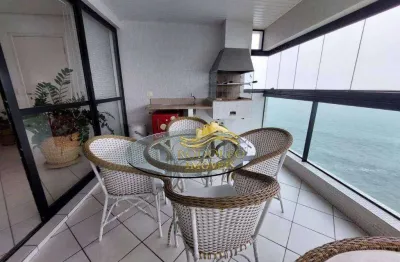 Guarujá praia das pitangueiras 3 suítes 184m² 2 vagas vista mar piscina sauna varanda gourmet
