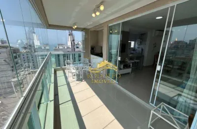 Guarujá praia das pitangueiras vista mar 3 dormitórios 90m² 1 vaga piscina varanda gourmet ar-condicionado