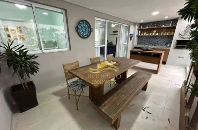 Guarujá praia das astúrias 4 dormitórios 134m² 2 vagas piscina varanda gourmet quadra de tênis sauna