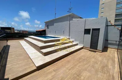 Guarujá praia da enseada cobertura 3 dormitórios 220m² 1 vaga piscina e espaço gourmet privativo
