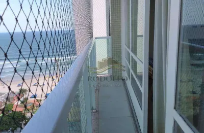 Praia das pitangueiras! amplo apartamento a 50 m da praia com linda vista para o mar ,  150m² ,  3 dorm. sendo 1 suíte + dep. completa.