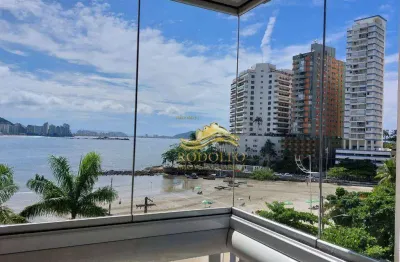 Guarujá praia das astúrias frente ao mar 3 dormitórios 110m² 2 vagas varanda gourmet piscina