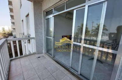 Guarujá praia das pitangueiras 3 dormitórios 97m² 1 vaga sacada com vista para o mar ar-condicionado