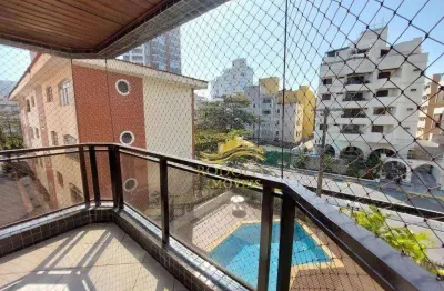 Guarujá praia da enseada 3 dormitórios 120m² 2 vagas sacada piscina serviço de praia