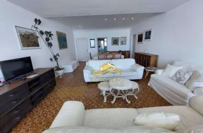 Guarujá praia das pitangueiras vista mar 5 dormitórios 216m² serviço de praia