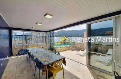 Guarujá praia da enseada cobertura 3 dormitórios 160m² piscina área gourmet