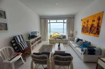 Guarujá praia das pitangueiras frente ao mar 3 dormitórios 180m² 1 vaga portaria 24 horas