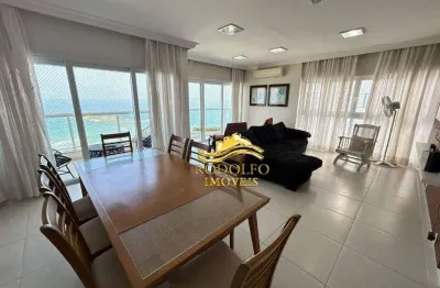 Guarujá praia das pitangueiras 3 suítes 145m² 1 vaga vista mar ótima localização