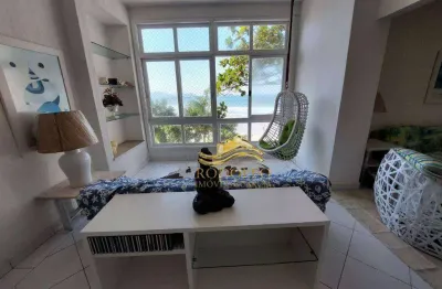 Guarujá praia das pitangueiras vista mar 2 dormitórios 74m²