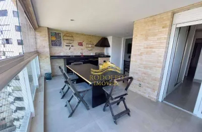 Guarujá praia das astúrias 3 dormitórios 2 vagas ar-condicionado piscina sauna varanda gourmet