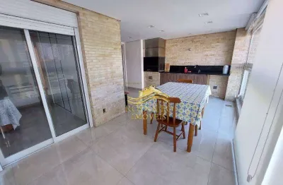 Guarujá praia das astúrias 3 suítes 2 vagas ar-condicionado piscina sauna varanda gourmet