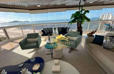 Guarujá praia das astúrias cobertura duplex alto padrão 6 dormitórios 577,50m² 3 vagas lazer privado e no prédio