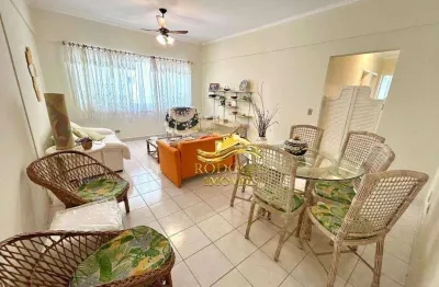 Guarujá praia do tombo e astúrias 3 dormitórios 1 vaga 90m² ar-condicionado portaria 24 horas