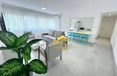 Guarujá praia das astúrias 3 dormitórios 104m² 1 vaga ar-condicionado piscina academia