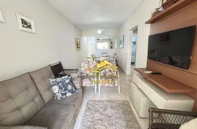 Guarujá praia das pitangueiras 2 dormitórios 85m² 1 vaga ar-condicionado serviço de praia
