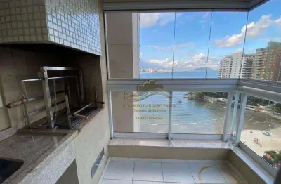Guarujá praia das astúrias frente ao mar 3 dormitórios 110m² 2 vagas piscina churrasqueira