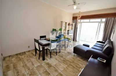 Guarujá pitangueiras, 3 dormitórios, na quadra do mar com 100 mts uteis, vista mar, 1 vaga, ótima localização.