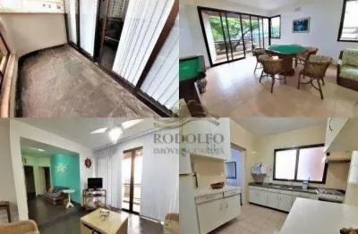 Guarujá, praia das pitangueiras, 3 dormitórios sendo 1 suíte + dependência de empregada, 2 vagas!