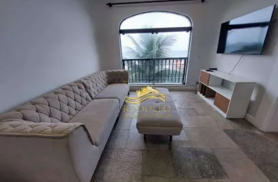 Guarujá praia das pitangueiras vista para o mar 3 suítes + dorm. empregada 1 vaga