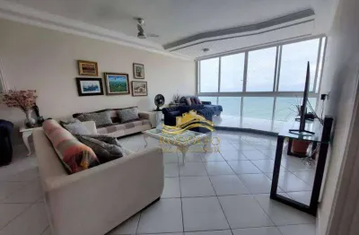 Guarujá praia das pitangueiras frente ao mar com vista 4 dormitórios serviço de praia