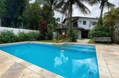 Guarujá praia do pernambuco casa alto padrão 5 dormitórios 220m² piscina