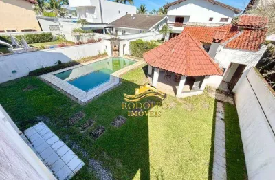 Guarujá-sp condomínio fechado acapulco casa 525m² 4 dormitórios piscina churrasqueira sacada