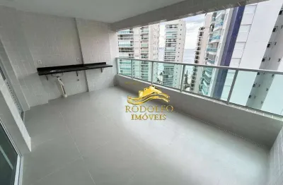 Guarujá-sp praia das astúrias 3 dormitórios 105m² 2 vagas varanda gourmet lazer completo