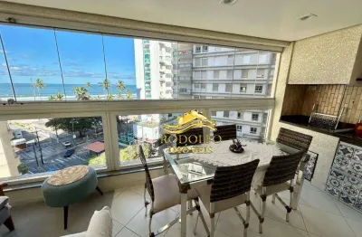 Guarujá-sp praia das pitangueiras 3 dormitórios 110,58m² 2 vagas lazer completo ar-condicionado varanda gourmet