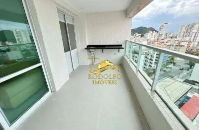 Guarujá-sp praia das astúrias 2 dormitórios 74m² 2 vagas lazer completo varanda gourmet
