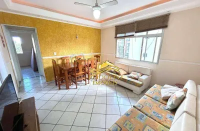 Guarujá-sp praia das astúrias 2 dormitórios 55m² 1 vaga banheiro social cozinha americana sacada