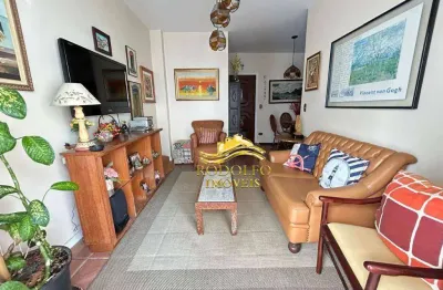 Guarujá praia do tombo 3 dormitórios 83m² 1 vaga vista mar ar-condicionado espaço gourmet academia