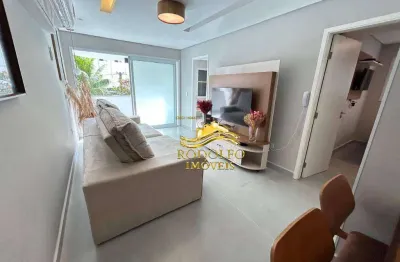 Guarujá-sp praia das pitangueiras 2 dormitórios 70m² 1 vaga ar-condicionado serviço de praia salão de festas