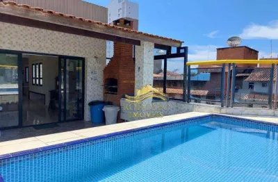 Praia da enseada cobertura 3 dormitórios 180m² 1 vaga salão de festas portaria