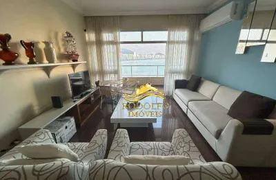 Guarujá-sp frente ao mar praia das astúrias 3 dormitórios 150,24m² 2 vagas vista mar ar-condicionado
