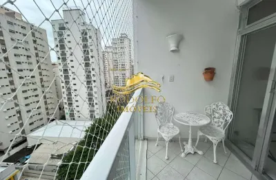 Guarujá-SP Praia das Pitangueiras 2 Dormitóris 80m² 1 Vaga Sacada Gás Encanado Área Gourmet Portaria 24 Horas