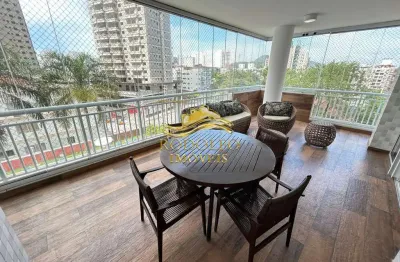 Guarujá-SP Praia das Astúrias 3 Dormitórios 129m² 1 Vaga Varanda Gourmet Lazer de Clube
