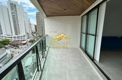 Guarujá-SP Praia das Astúrias 4 Dormitórios 2 Vagas Ar-condicionado Piscina Sauna