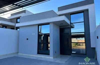 Casa com 1 suíte + 2 quartos à venda, 76 m² por r$ 385.000 - montreal - cascavel/pr