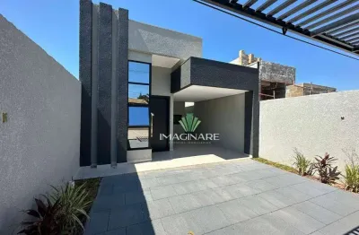 Casa com 1 suíte + 2 quartos à venda, 107 m² por r$ 630.000 - coqueiral - cascavel/pr