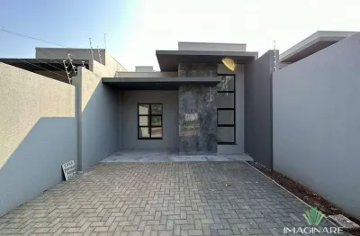 Casa com 2 dormitórios à venda, 59 m² por r$ 305.000 - interlagos - cascavel/pr